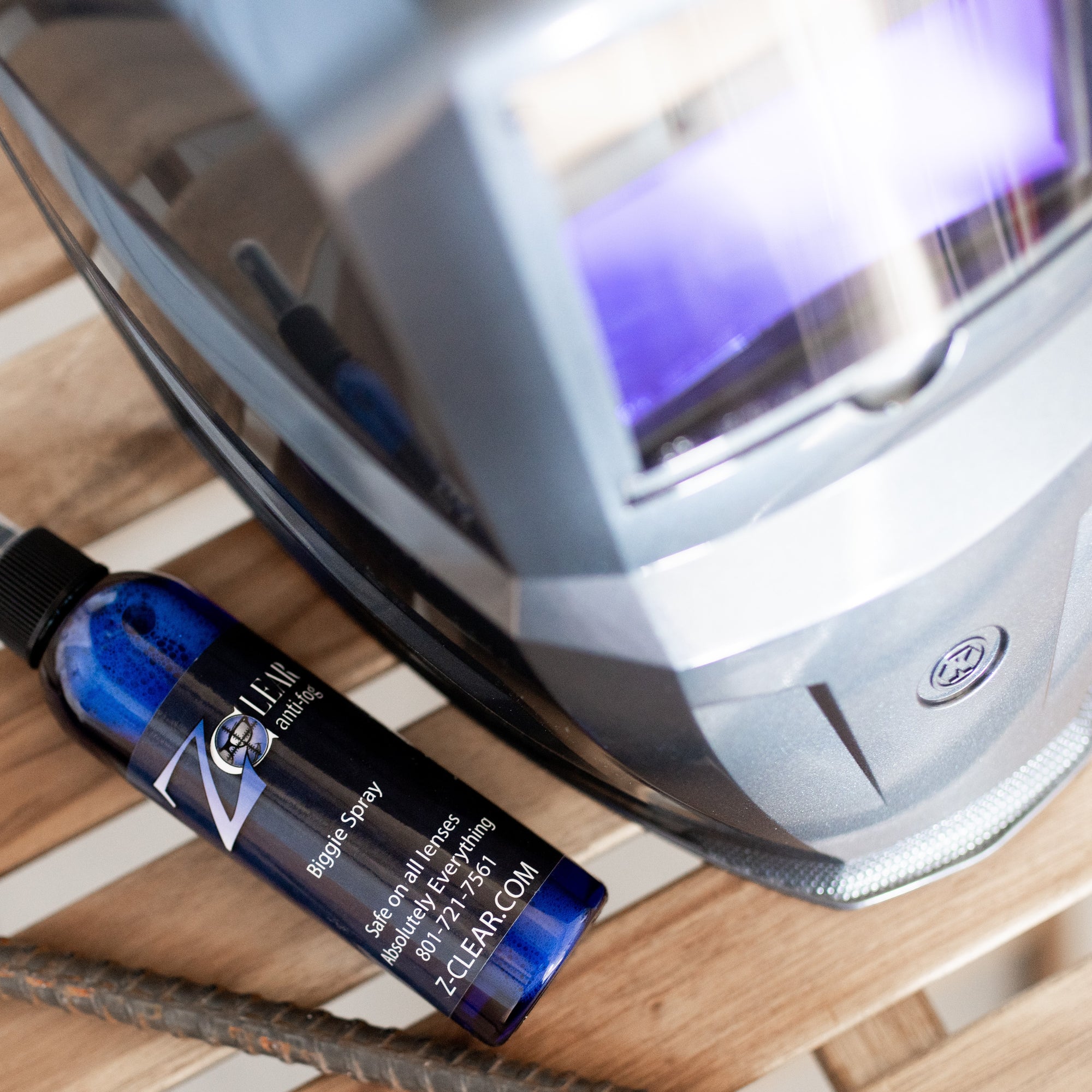 Clean Your Welding Helmet with Z Clear