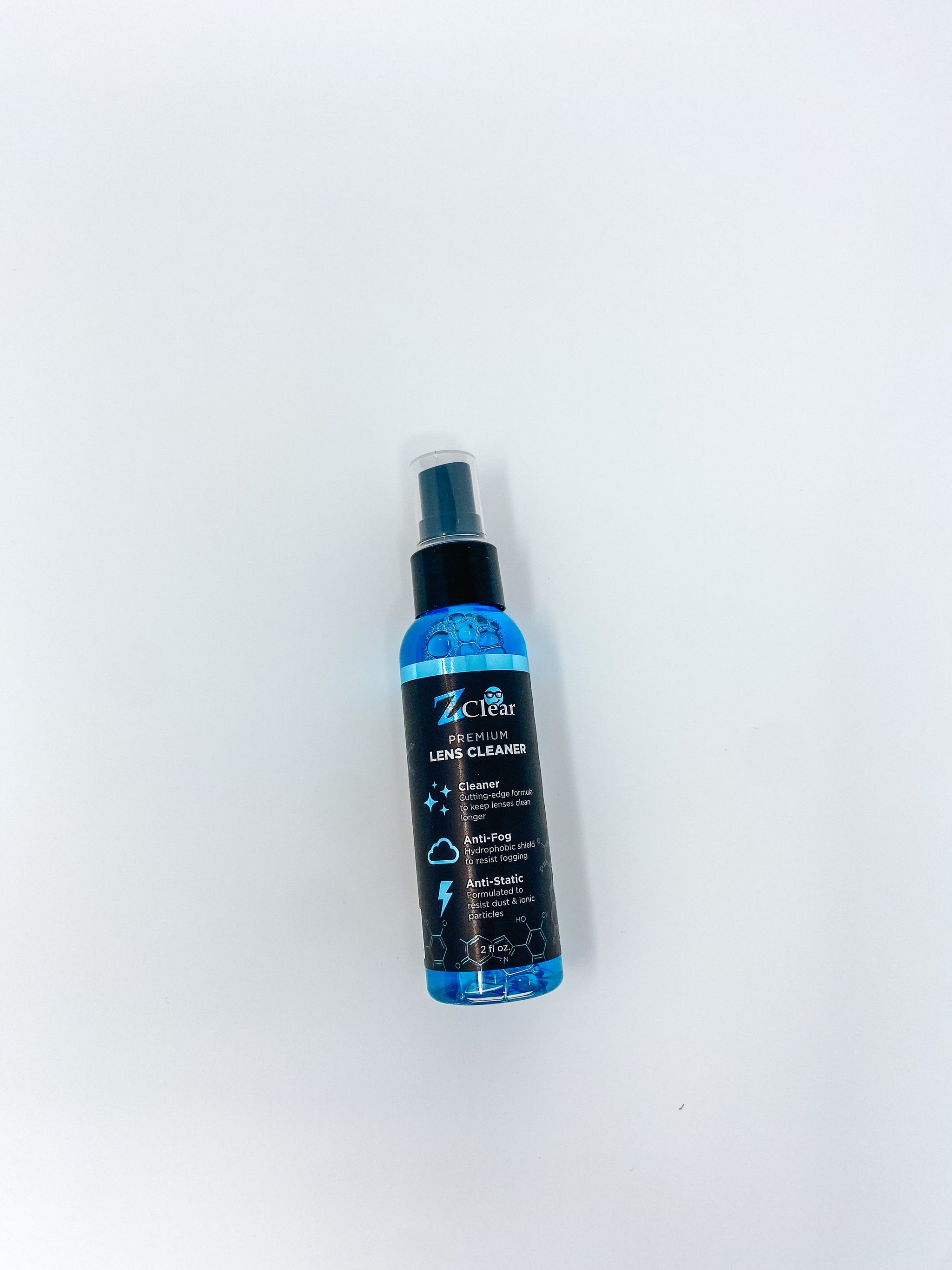 2 oz Spray for glass and plastic: Anti Fog Spray for Glasses, Goggles, Windshields | Glasses Cleaner Spray