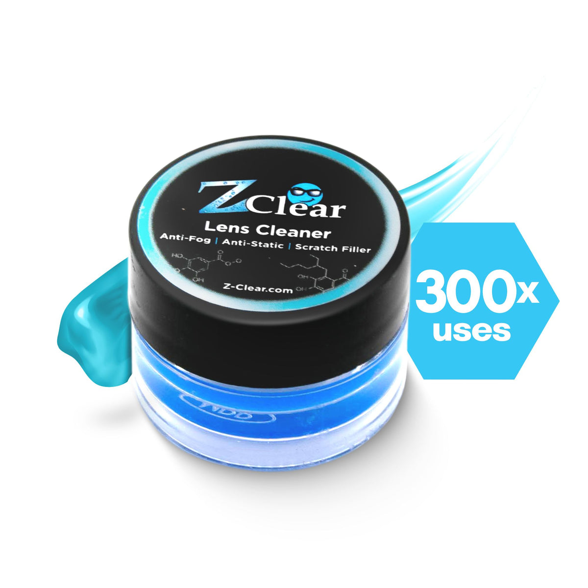 Anti Fog Lens cleaning Paste | Safe for all Lenses | Made in USA + With Microfiber Cloth